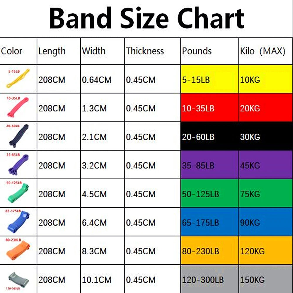 Resistance Band Assortment (5-230lbs)