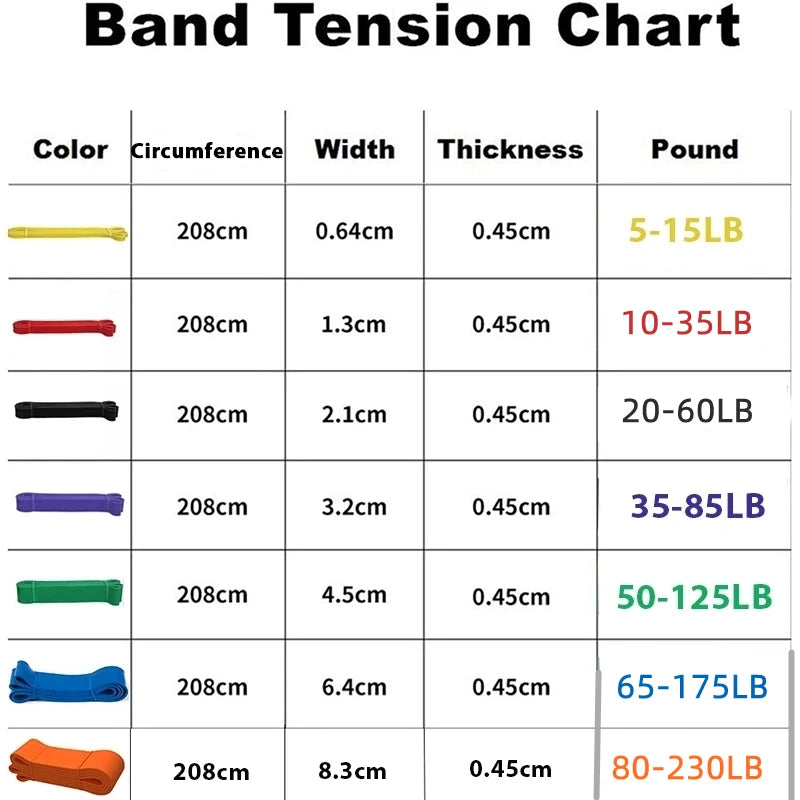 Resistance Band Assortment (5-230lbs)